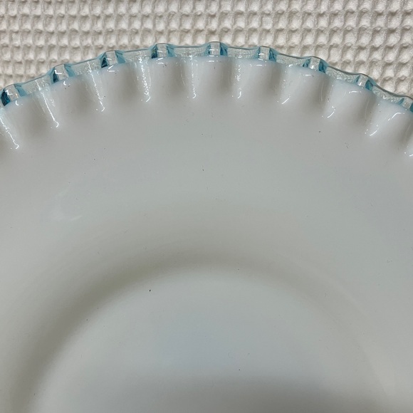 Fenton Aqua Crest plate - Picture 3 of 11
